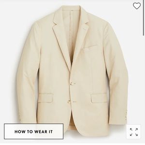 J. Crew Ludlow Slim Fit Linen Blazer